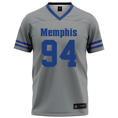 Memphis - NCAA Football : Jalen Charles - Grey Football Jersey-0