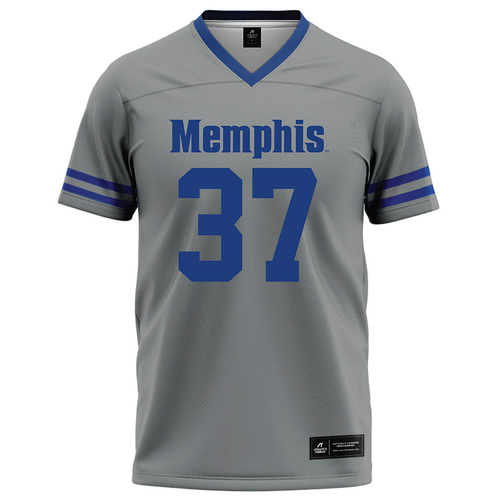 Memphis - NCAA Football : Jacory Johnson - Grey Football Jersey-0