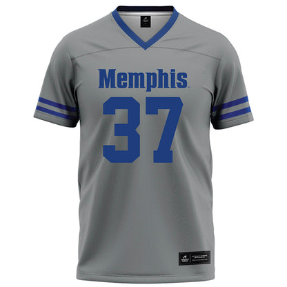 Memphis - NCAA Football : Jacory Johnson - Grey Football Jersey-0