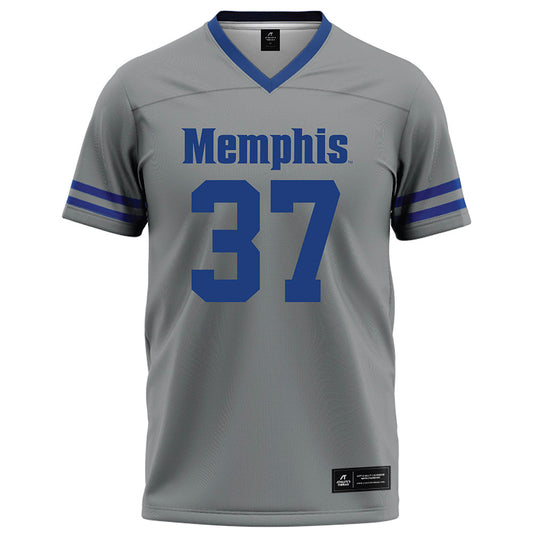 Memphis - NCAA Football : Jacory Johnson - Grey Football Jersey-0