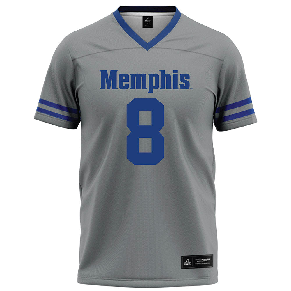 Memphis - NCAA Football : Bryce Dorsey - Grey Football Jersey-0