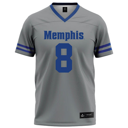 Memphis - NCAA Football : Bryce Dorsey - Grey Football Jersey-0