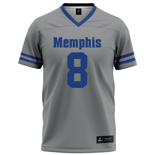 Memphis - NCAA Football : Bryce Dorsey - Grey Football Jersey-0
