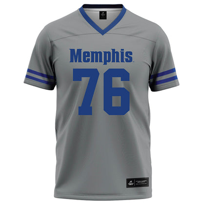 Memphis - NCAA Football : Andrew Cornell-Laird - Grey Football Jersey-0