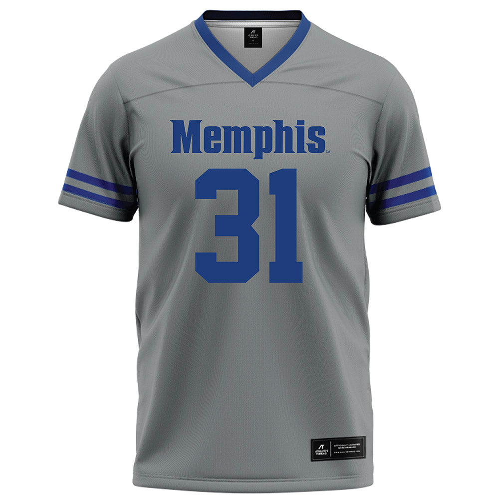 Memphis - NCAA Football : DeMarco Ward - Grey Football Jersey-0
