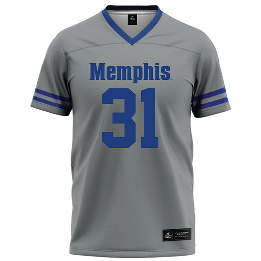 Memphis - NCAA Football : DeMarco Ward - Grey Football Jersey-0