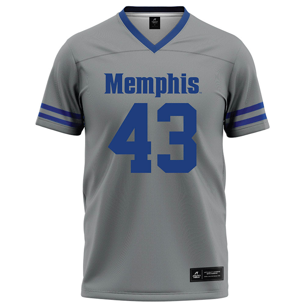 Memphis - NCAA Football : Wolf Walker - Grey Football Jersey-0