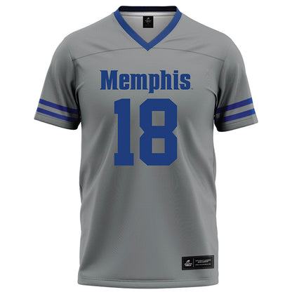 Memphis - NCAA Football : Joey Hunter - Grey Football Jersey-0