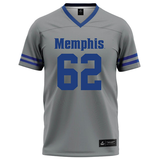 Memphis - NCAA Football : Ethan Newman - Grey Football Jersey-0