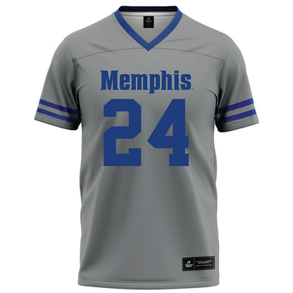Memphis - NCAA Football : Kamari Wilson - Grey Football Jersey-0
