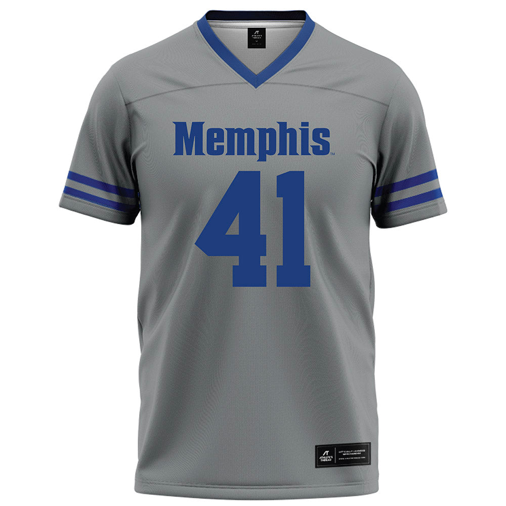 Memphis - NCAA Football : Tylon Nash - Grey Football Jersey-0