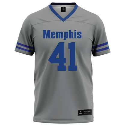 Memphis - NCAA Football : Tylon Nash - Grey Football Jersey-0
