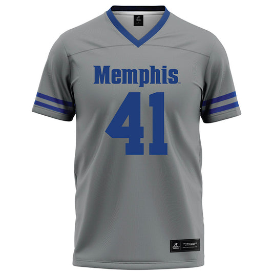 Memphis - NCAA Football : Tylon Nash - Grey Football Jersey-0