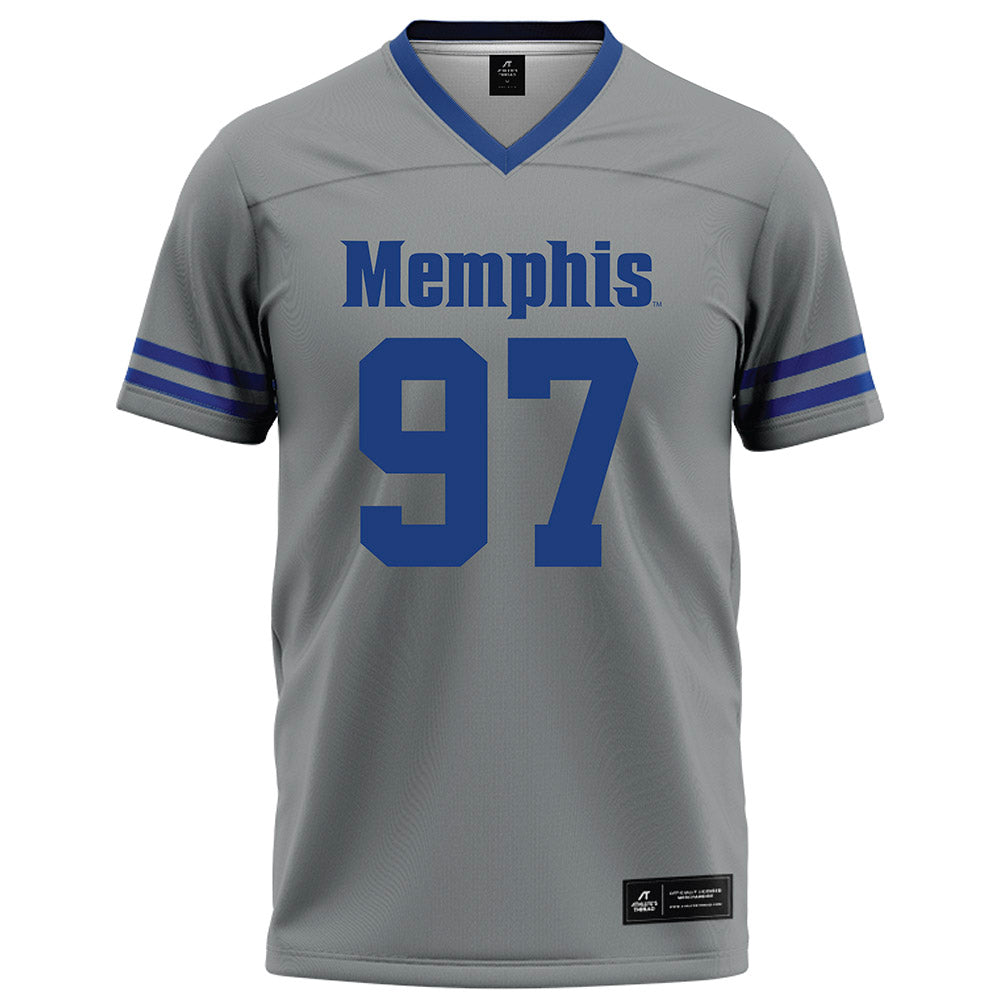Memphis - NCAA Football : Jacari Gatling - Grey Football Jersey-0