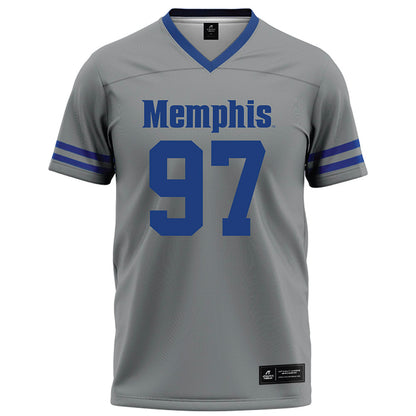 Memphis - NCAA Football : Jacari Gatling - Grey Football Jersey-0
