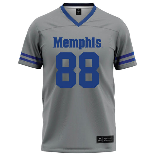 Memphis - NCAA Football : Jerry Cross - Grey Football Jersey-0