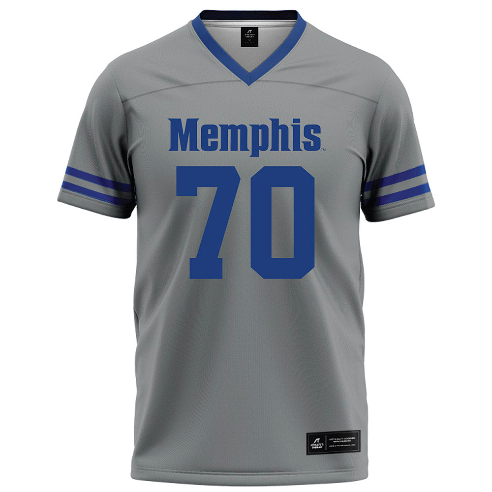 Memphis - NCAA Football : Parker Mitchell - Grey Football Jersey-0