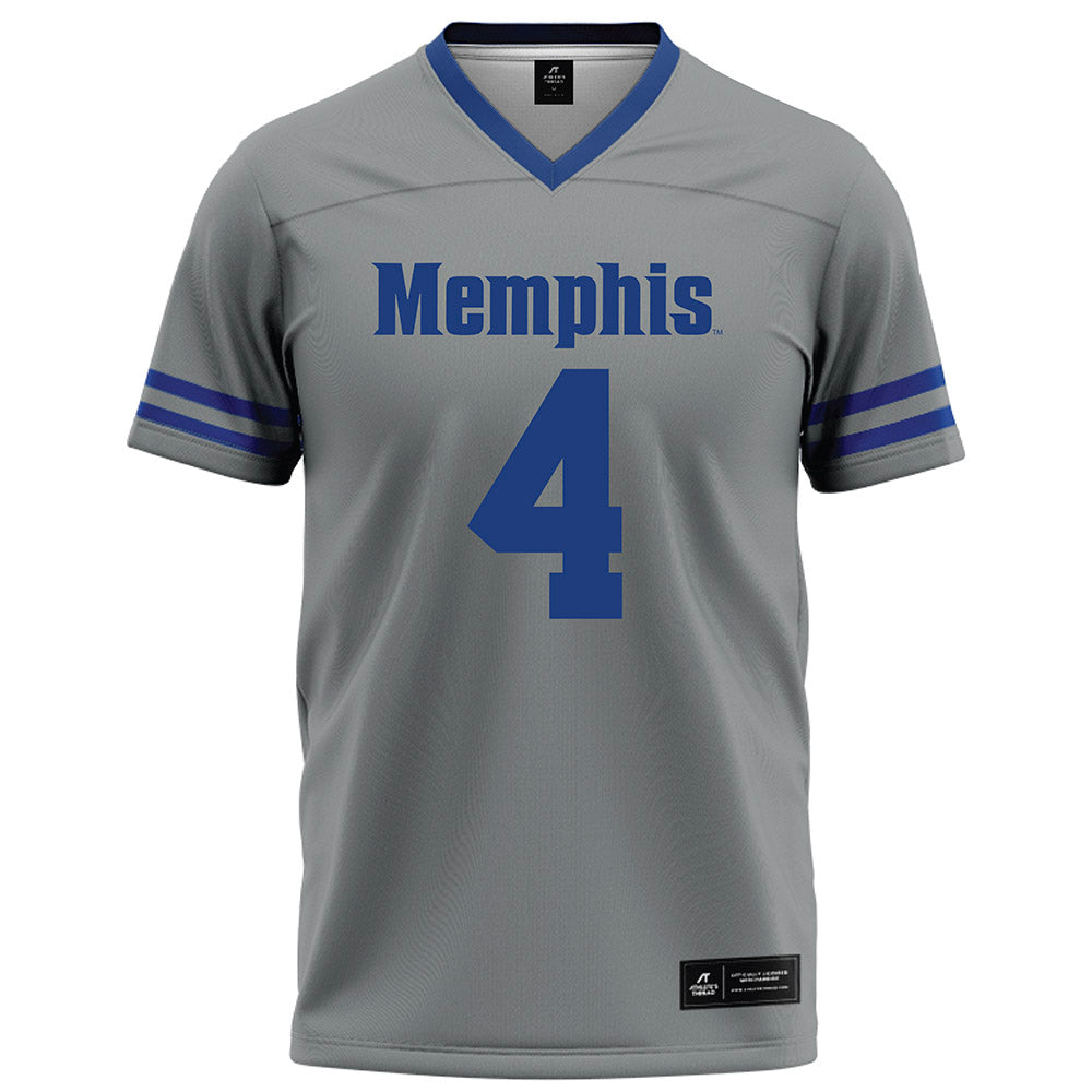 Memphis - NCAA Football : Shannon Blair - Grey Football Jersey-0