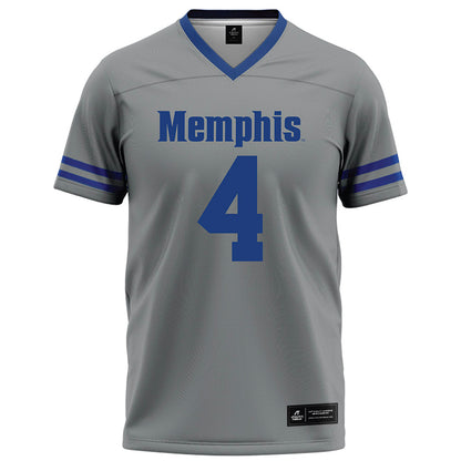 Memphis - NCAA Football : Shannon Blair - Grey Football Jersey-0