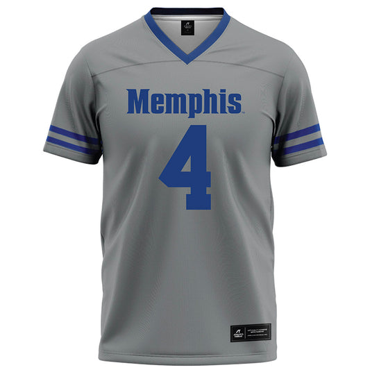 Memphis - NCAA Football : Shannon Blair - Grey Football Jersey-0