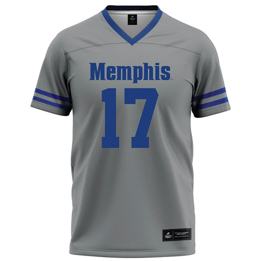 Memphis - NCAA Football : Chase Pinkston - Grey Football Jersey-0