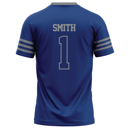 Memphis - NCAA Football : CJ Smith - Dark Blue Football Jersey-1