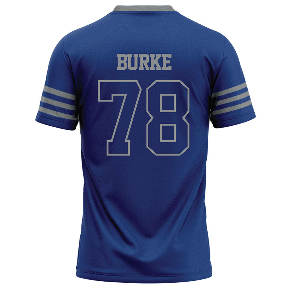 Memphis - NCAA Football : Travis Burke - Dark Blue Football Jersey-3