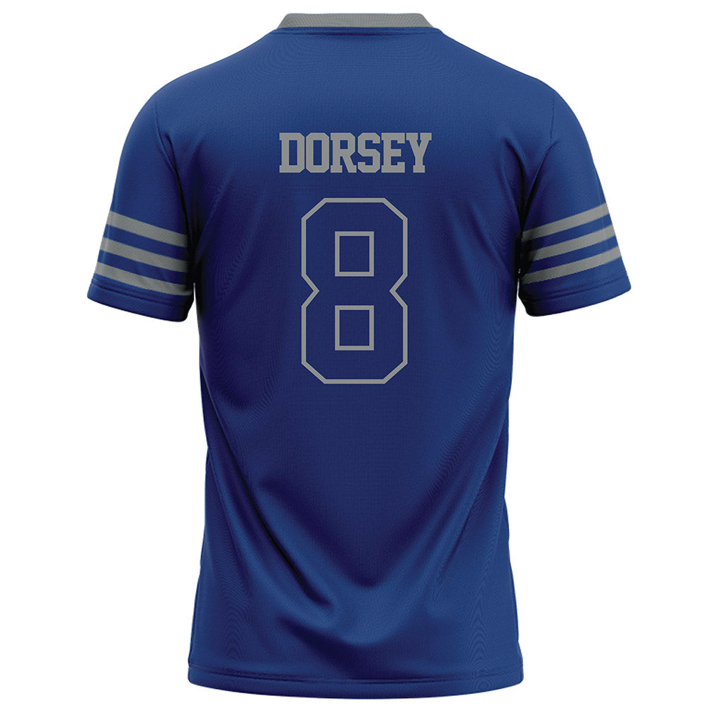 Memphis - NCAA Football : Bryce Dorsey - Dark Blue Football Jersey-1