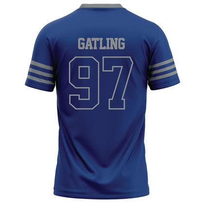 Memphis - NCAA Football : Jacari Gatling - Dark Blue Football Jersey-3