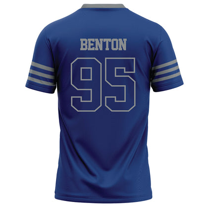 Memphis - NCAA Football : Kavion Benton - Dark Blue Football Jersey-2