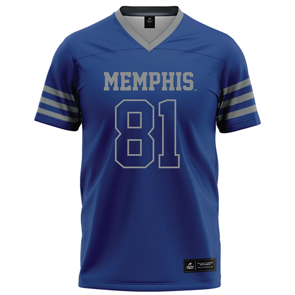 Memphis - NCAA Football : Luke Logan - Dark Blue Football Jersey