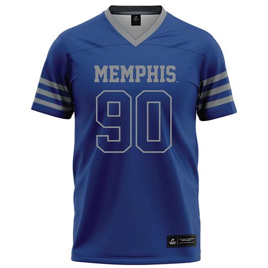 Memphis - NCAA Football : Clayton Harris - Dark Blue Football Jersey