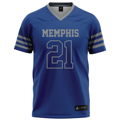 Memphis - NCAA Football : Samson Israel - Dark Blue Football Jersey-0
