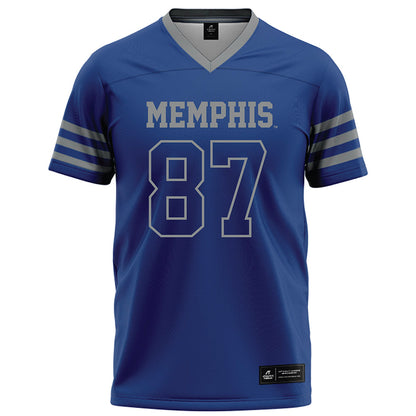 Memphis - NCAA Football : Bryce Anderson - Dark Blue Football Jersey-0