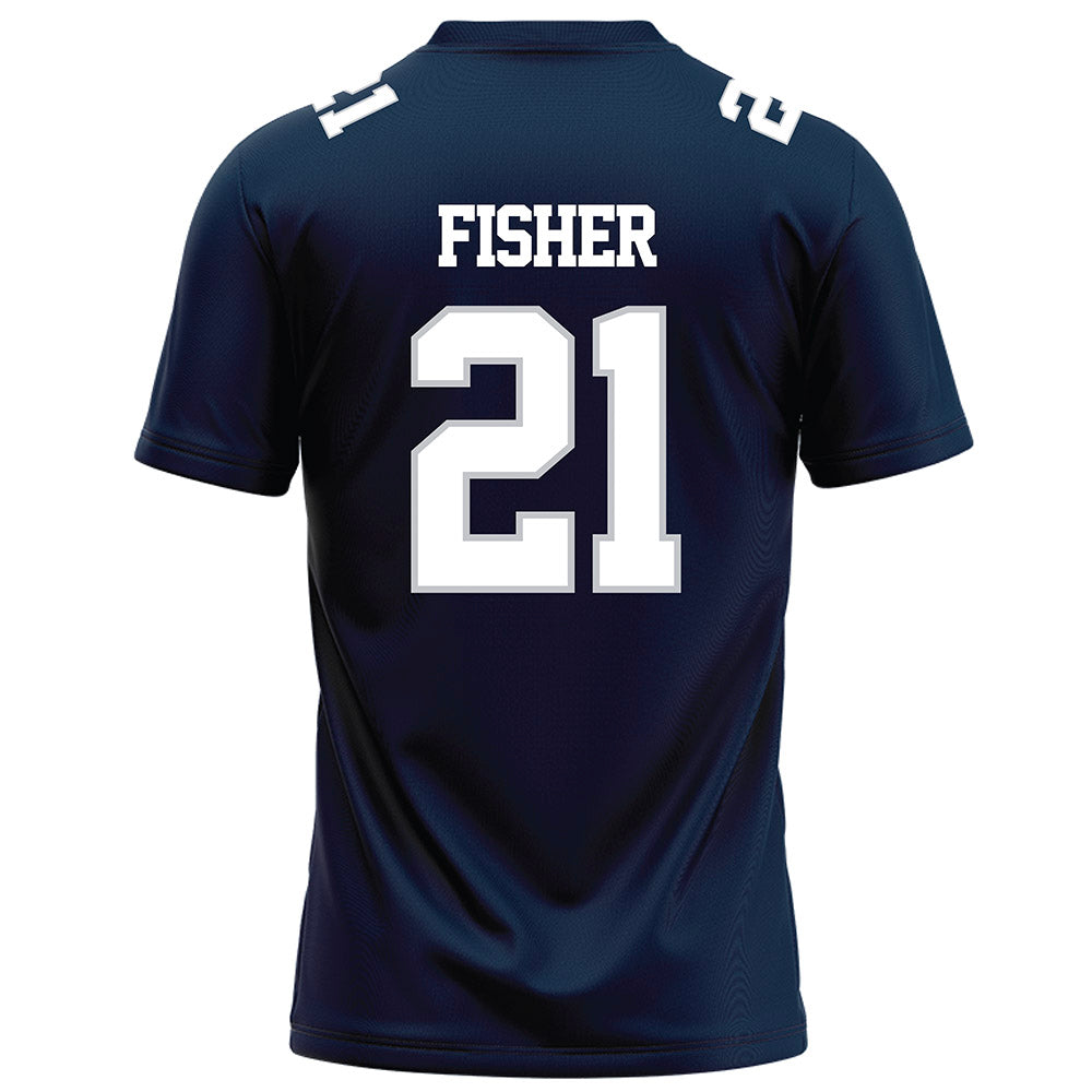 Samford - NCAA Football : Ethan Fisher - Navy Football Jersey-1