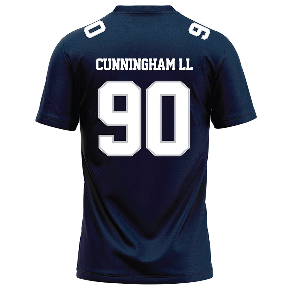 Samford - NCAA Football : Conroy Cunningham ll - Navy Football Jersey