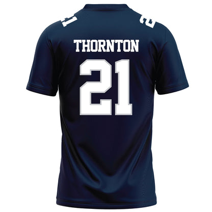 Samford - NCAA Football : Malik Thornton - Navy Football Jersey-1