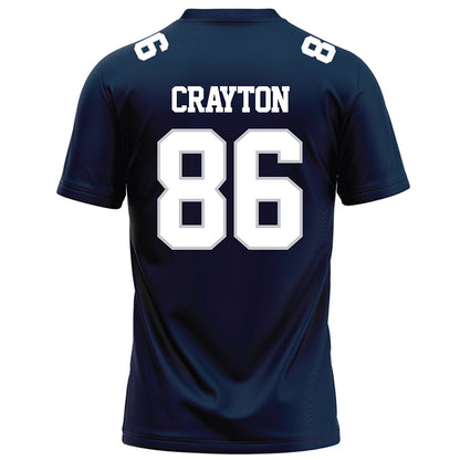 Samford - NCAA Football : Nick Crayton - Navy Football Jersey