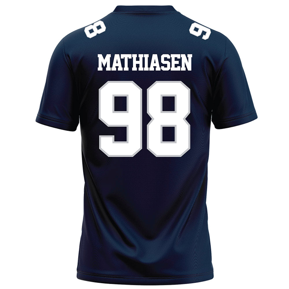 Samford - NCAA Football : Joshua Mathiasen - Navy Football Jersey