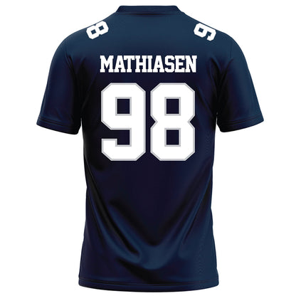 Samford - NCAA Football : Joshua Mathiasen - Navy Football Jersey