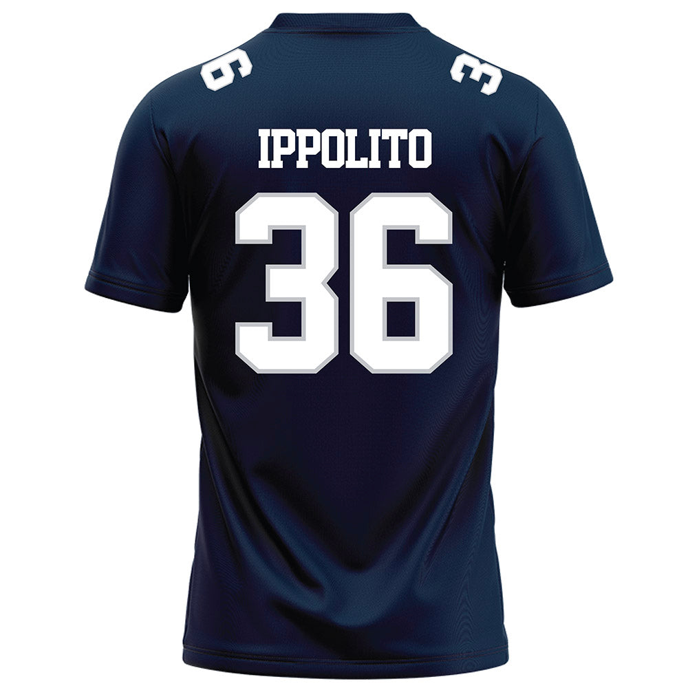 Samford - NCAA Football : Ty Ippolito - Navy Football Jersey-1