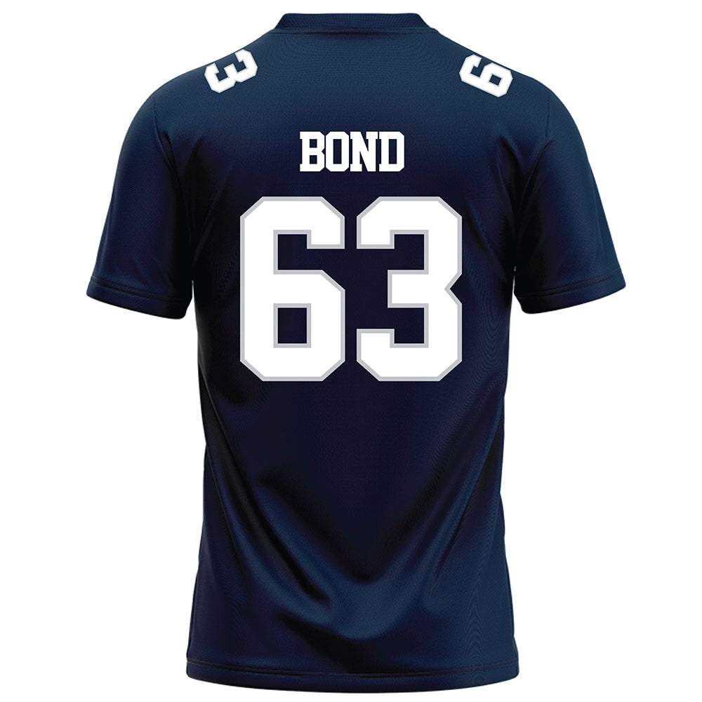 Samford - NCAA Football : Zachary Bond - Navy Football Jersey