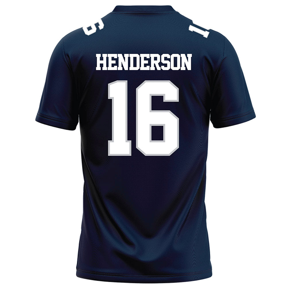 Samford - NCAA Football : Dylon Henderson - Navy Football Jersey-1