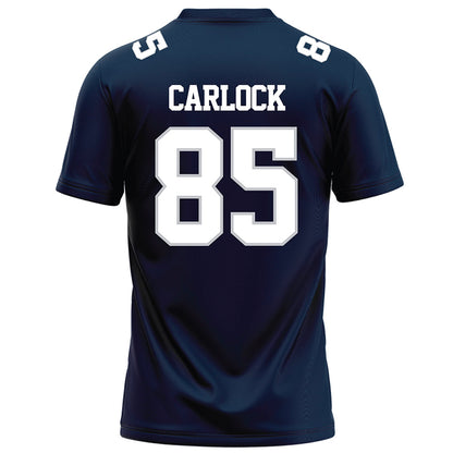 Samford - NCAA Football : Wesley Carlock - Navy Football Jersey