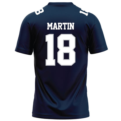 Samford - NCAA Football : Stephen Martin - Navy Football Jersey