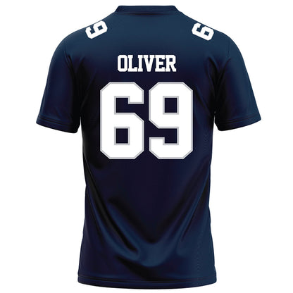 Samford - NCAA Football : JP Oliver - Navy Football Jersey