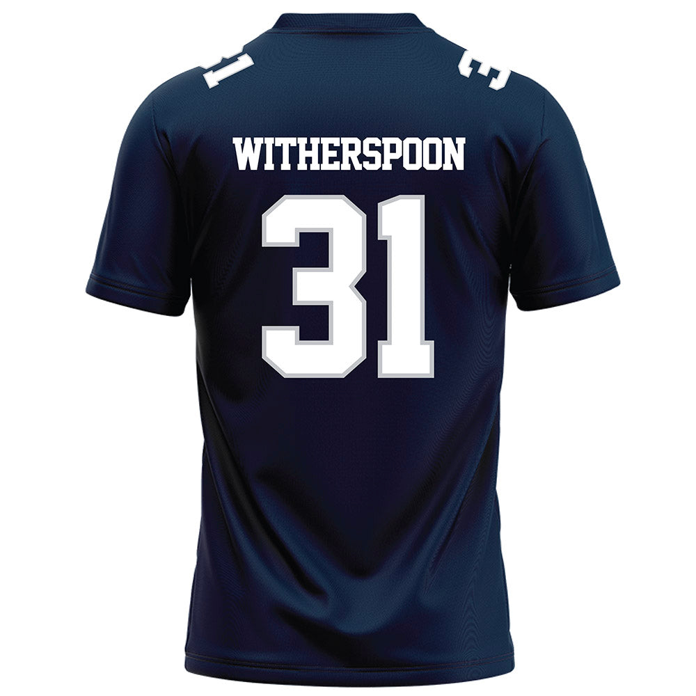 Samford - NCAA Football : DaMonta Witherspoon - Navy Football Jersey