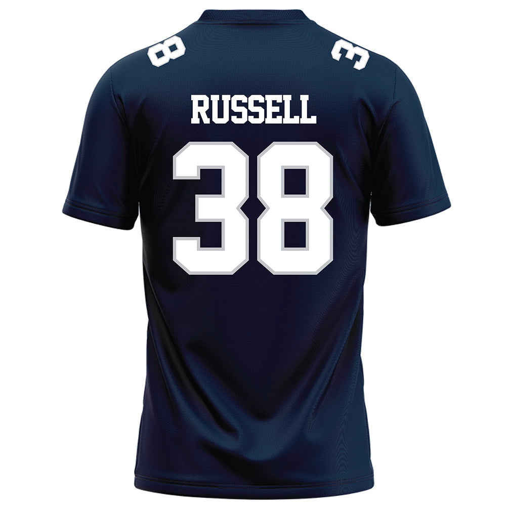 Samford - NCAA Football : Emerson Russell - Navy Football Jersey