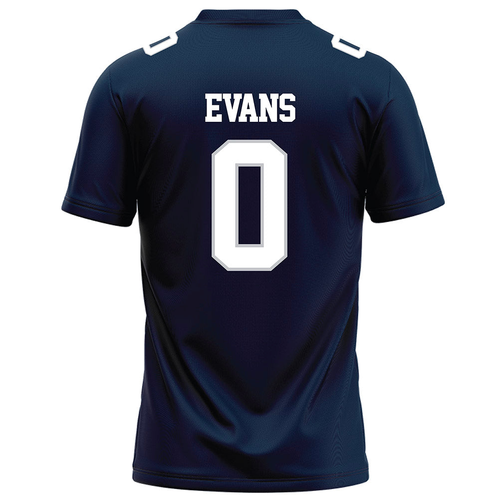 Samford - NCAA Football : Cj Evans - Navy Football Jersey-1