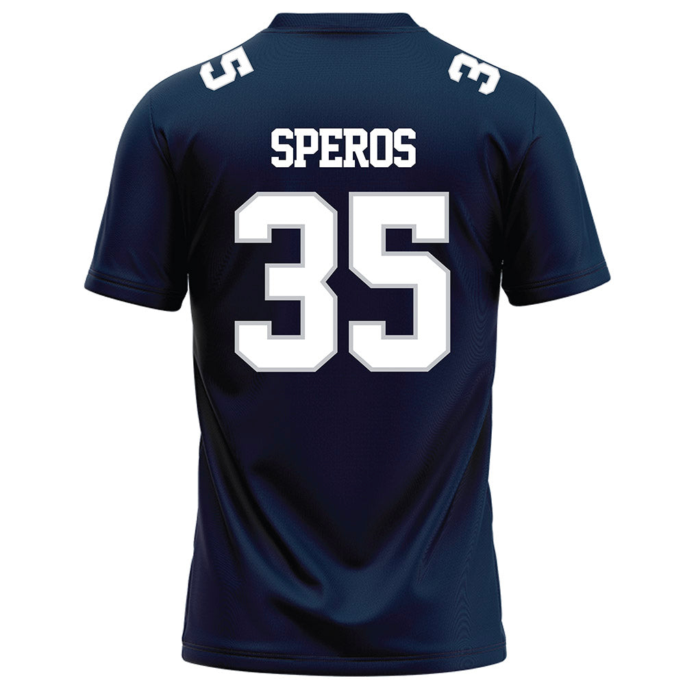 Samford - NCAA Football : Nick Speros - Navy Football Jersey